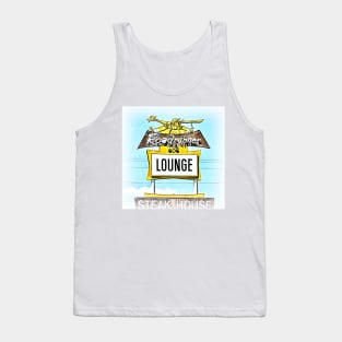 Roadrunner Lounge Steak House Socorro New Mexico by Debra Martz Tank Top